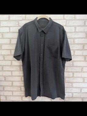 Into the AM Men's Shirt Size XL Comfortable Stretch Grey
